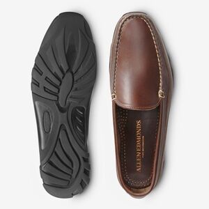 Allen Edmonds Boulder loafers Venetian Driving MOCCASIN 10.5 3E Brown‎